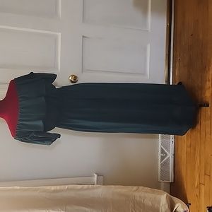 Green Maxi-Romper Dress